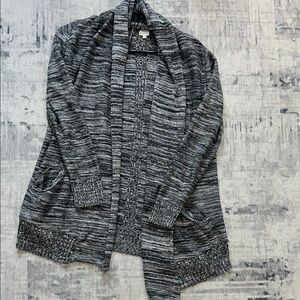 Aritzia Wilfred Gray Knit Cardigan